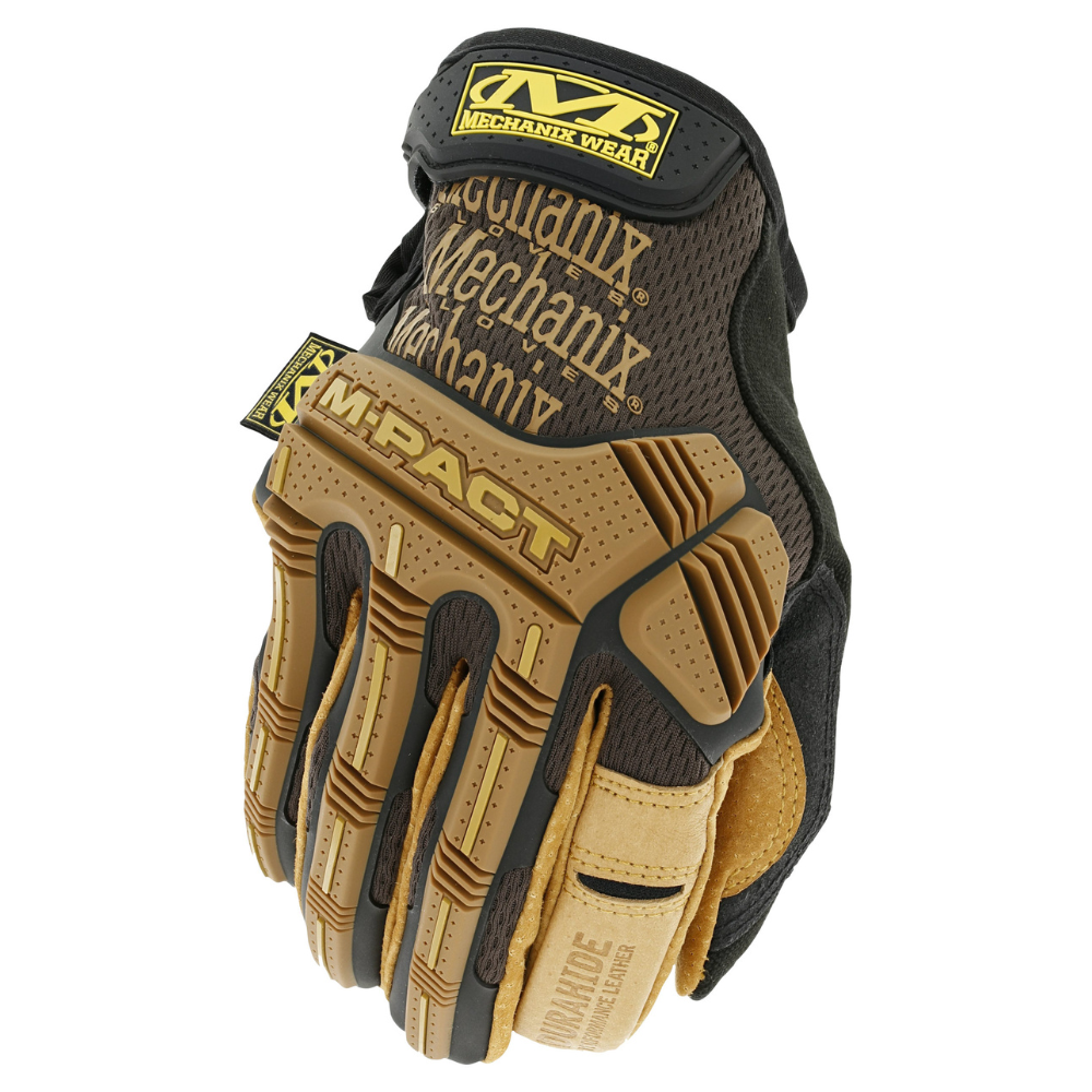 Mechanix Wear DuraHide M-Pact Impact-Resistant Leather Work Gloves from GME Supply